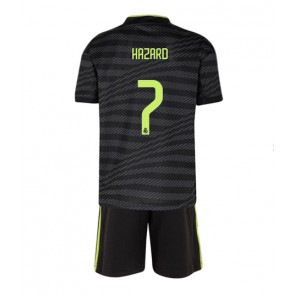 Real Madrid Eden Hazard #7 babykläder Tredje Tröja barn 2022-23 Korta ärmar (+ Korta byxor)